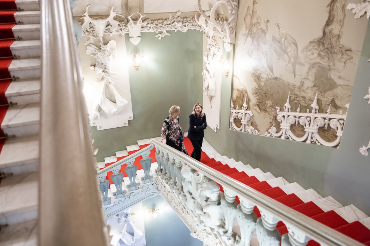 В каком наряде Елена Зеленская встретила герцогиню Эдинбургскую в Киеве (фото)